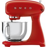 Smeg SMF03RDEU Küchenmaschine mit Direktantrieb, 800W, 4,8 L Edelstahlschüssel, rot, Serie: SMF03