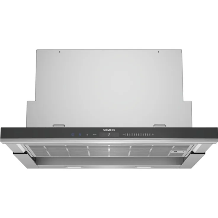 Siemens iQ700 LI69SA683, Motorhaube, ausziehbar, Nische, Breite: 52.4 cm, Tiefe: 29 cm, Absaugung und Rückführung (mit zusätzlichem Rückführungsset), rostfreier Edelstahl