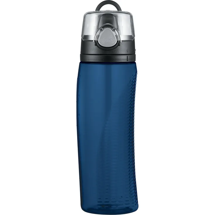 Thermos Intak Trinkflasche mit Meter 24 oz dunkelblau