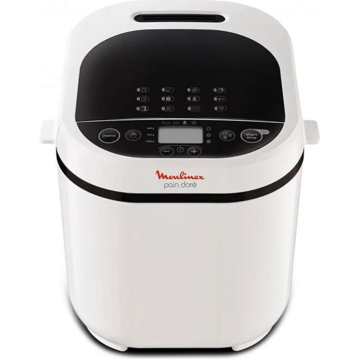 Moulinex Brotbackautomat Programme Kunststoff 31 x 29 x 29 cm one size weiß – Bild 1