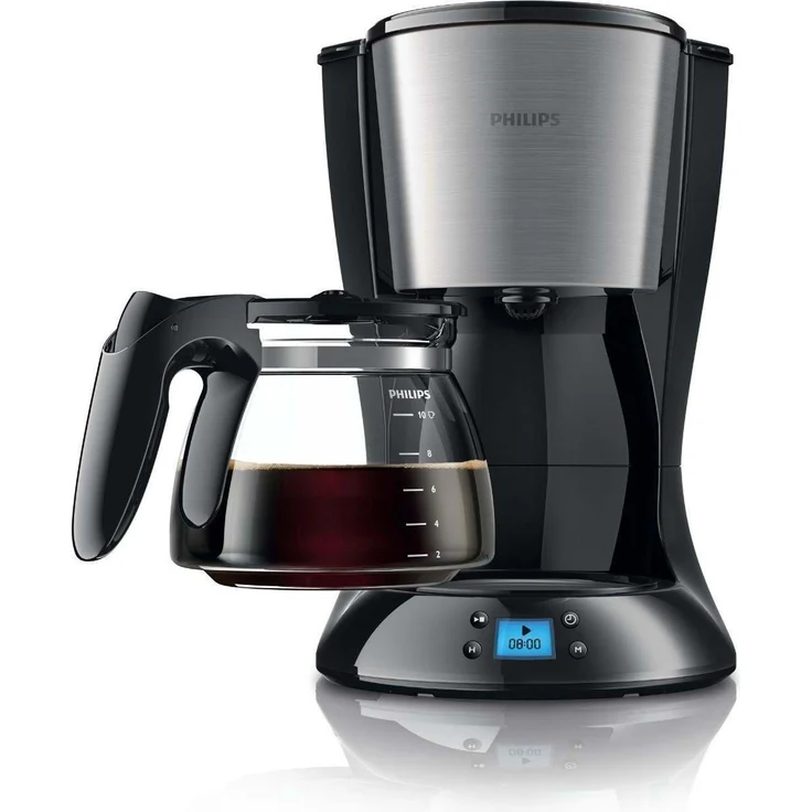 Philips HD7459-20 Daily Filter-Kaffeemaschine, Timer, schwarz-metall – Bild 5
