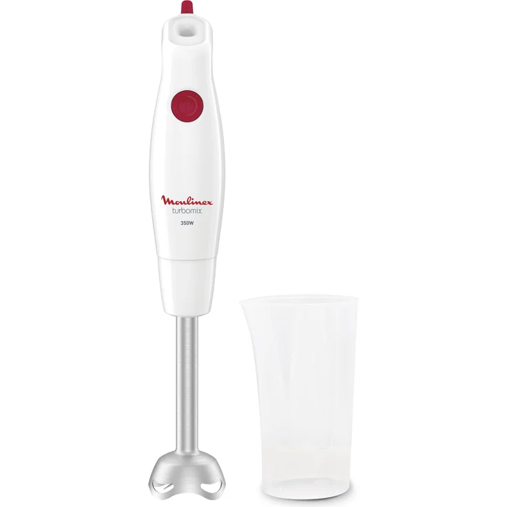 Moulinex DD1211 Turbomix+ Stabmixer, 350, Kunststoff, 800 milliliters, Weiß – Bild 1