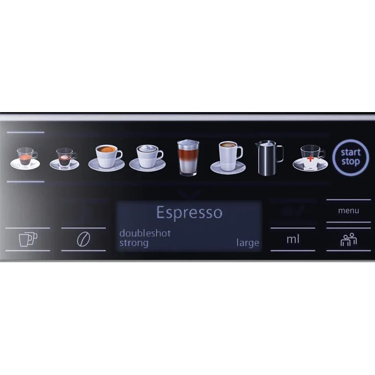 Siemens EQ.6 plus s100 TE651209RW Kaffevollautomat saphirschwarz, kein deutschsprachiges Menü – Bild 2