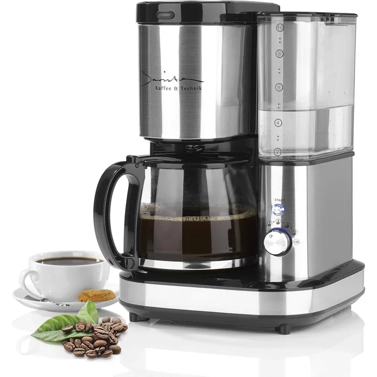 GourmetMaxx Barista Kaffeemaschine mit integriertem Mahlwerk