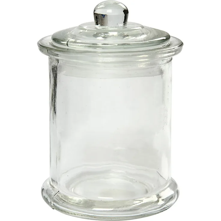 Creativ Company 55782 Rund Glas transparent Einmachglas
