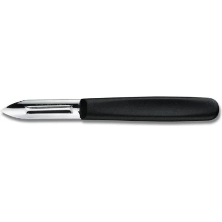 Victorinox Küchenbesteck 12-er Pack Sparschäler Kartoffeln Schälen, 0, Schwarz, STANDARD