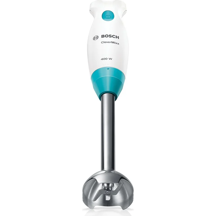 Bosch Hausgeräte MSM2410DW 400W Standmixer, Kunststoff, Edelstahl, Weiß-Dynamic Blau – Bild 2
