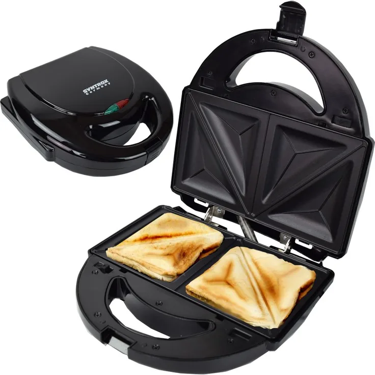 Syntrox SM-750WD Sandwichmaker, 750 Watt