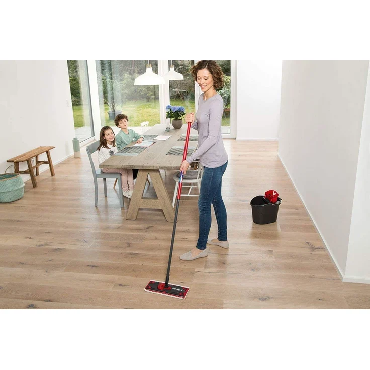 Vileda Ultramat 2in1 Komplett Box Bodenwischer und Eimer mit PowerPresse, rot-schwarz – Bild 9