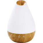 Promed AL-1300 WS Aroma Diffusor 1300 ml, Ultraschall Luftbefeuchter 1,3 Liter, Humidifier, Raumbefeuchter, elektrische Duftlampe Holzdesign mit 7 Farben LED Licht, Aroma Diffuser, Aromatherapie