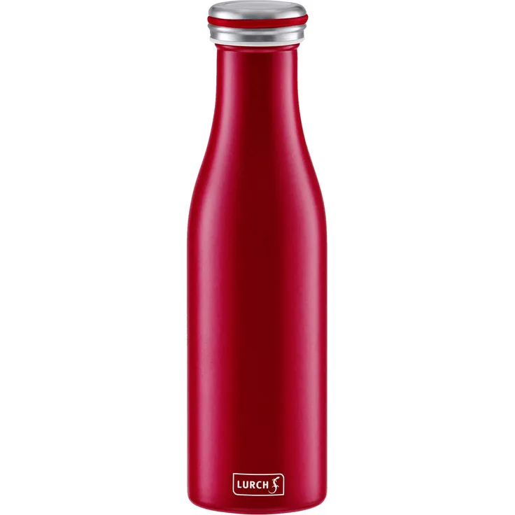 Lurch Thermosflasche, Edelstahl, Bordeauxrot, 7.7 x 7.7 x 26.3 cm