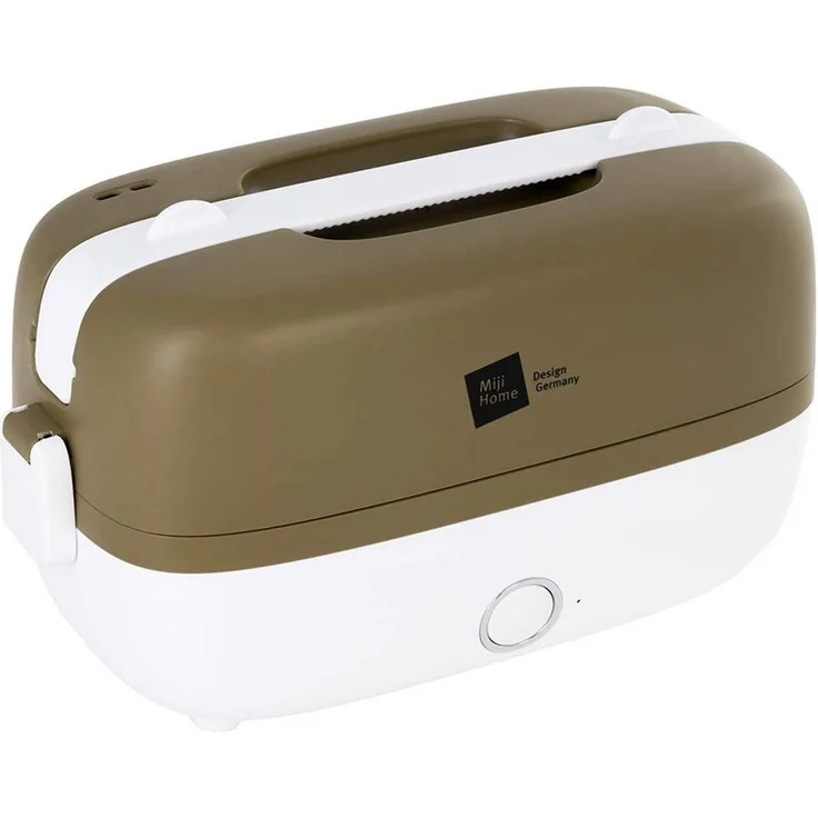 Miji Cookingbox One - Mobile elektronische Kochbox - das kleinste ''to go'' Kochgerät der Welt, Olive-White – Bild 1