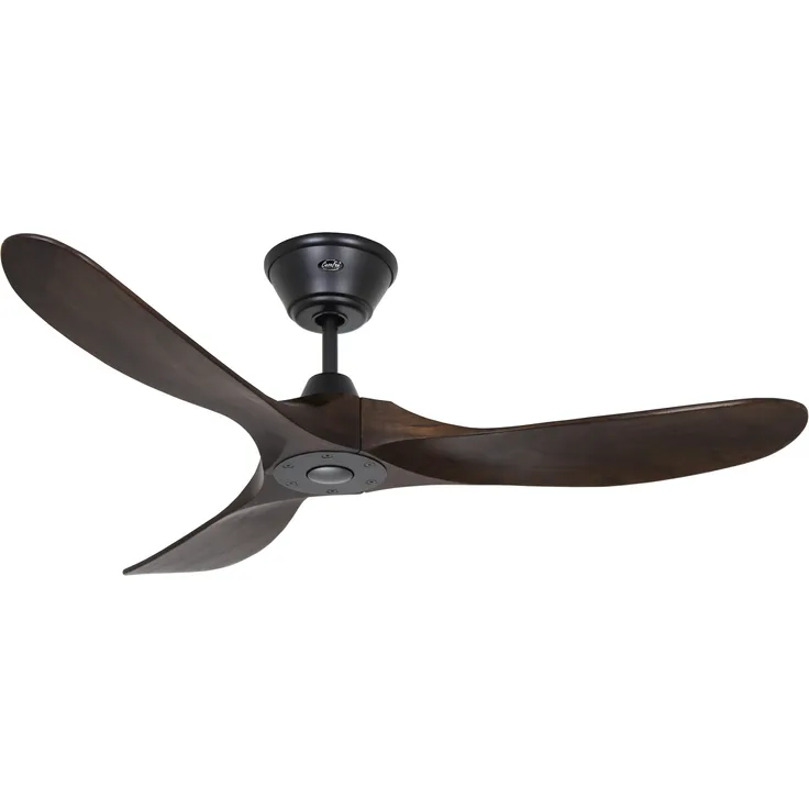 CasaFan Energiespar Deckenventilator Eco Genuino Schwarz - Nussbaum 122 cm
