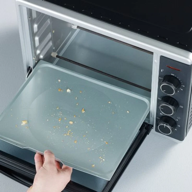 SEVERIN TO 2056 Back- und Toastofen mit Umluftfunktion (1.600 W, Inkl. Grillrost und Backblech, 30 L) silber -schwarz – Bild 4