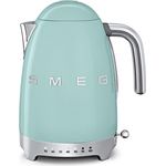 Smeg KLF04PGEU Wasserkocher, 2400W, 1,7L, Edelstahl, pastellgrün