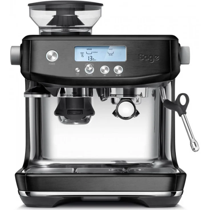 Sage SES878 The Barista Pro Espressomaschine mit integriertem Mahlwerk, schwarzer Edelstahl – Bild 1