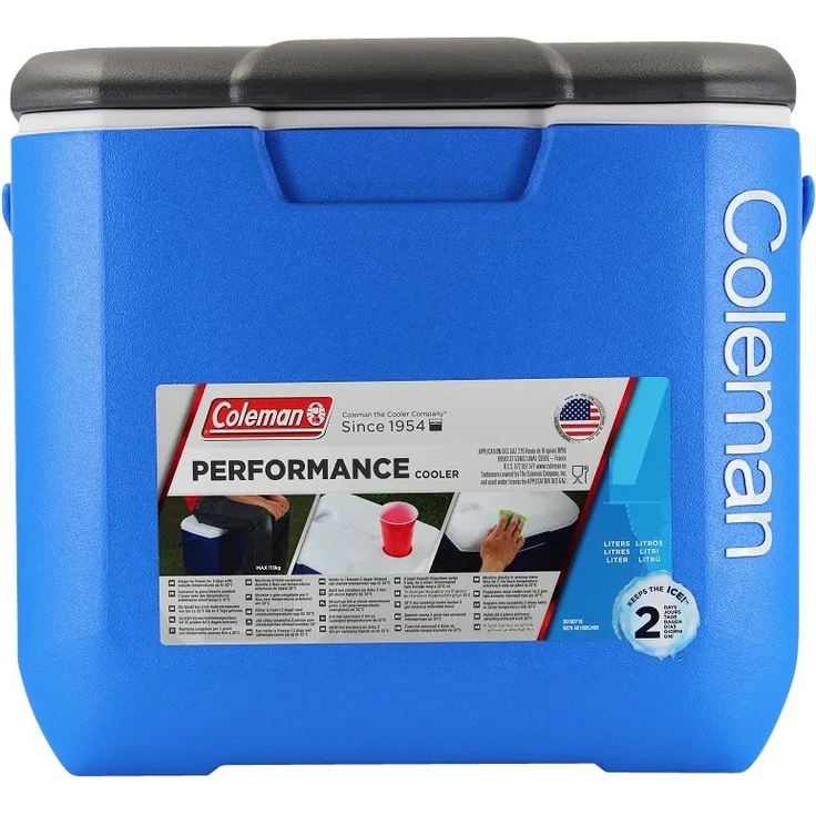 Coleman 16 QT passive Kühlbox, hohe Leistung, 15 l, Kühlung bis zu 1 Tag, Einheitsgröße