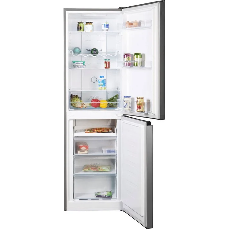 Hisense RB327N4AD2 F Kühl-Gefrierkombination, freistehend, silber, NoFrost, LED, Breite 55 cm – Bild 2