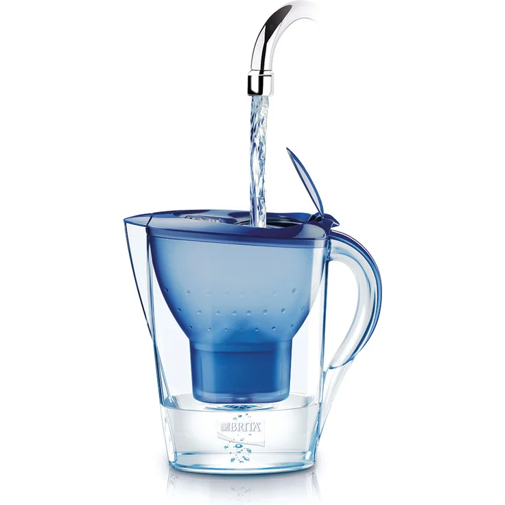 BRITA Wasserfilter Marella blau inkl. 1 Maxtra Plus Filterkartusche – BRITA Filter zur Reduzierung von Kalk, Chlor & geschmacksstörenden Stoffen im Wasser  – Bild 3