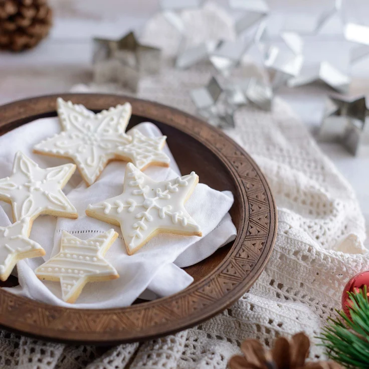 Dr. Oetker 6er Ausstecher-Set ''Sterne'', Ausstechformen für Weihnachten, Ausstecher für Plätzchen und Terassenkekse, Motiv in unterschiedlichen Größen, Menge: 1 x 6er Set – Bild 3