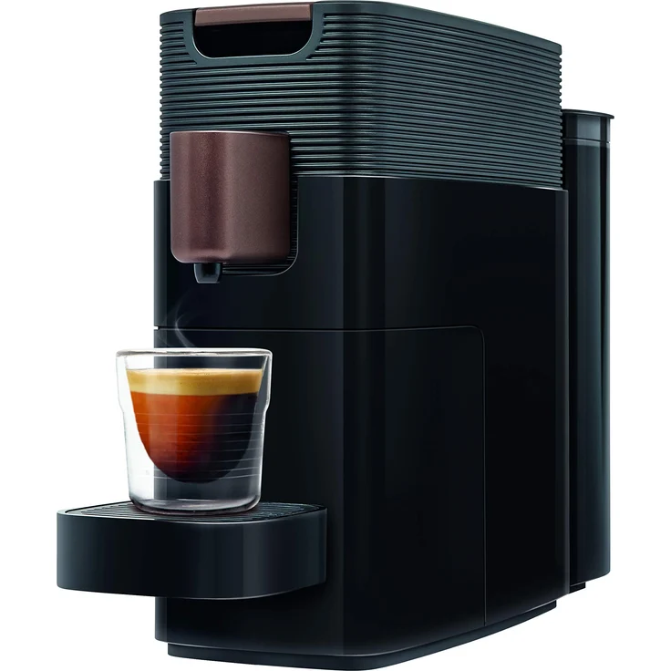 K-fee One Kaffeekapselmaschine, (1455 Watt, 0,8 Liter Wassertank, Farbe Schwarz-Kupfer) – Bild 1