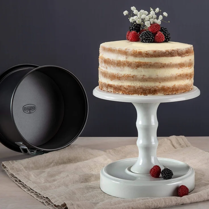 Dr. Oetker Springform mit extra hohem Rand Ø 18 cm Back-Freude Classic, Kuchenform mit Antihaft-Beschichtung, hochwertige Backform aus Stahlblech (Farbe: Schwarz), Menge: 1 Stück – Bild 3