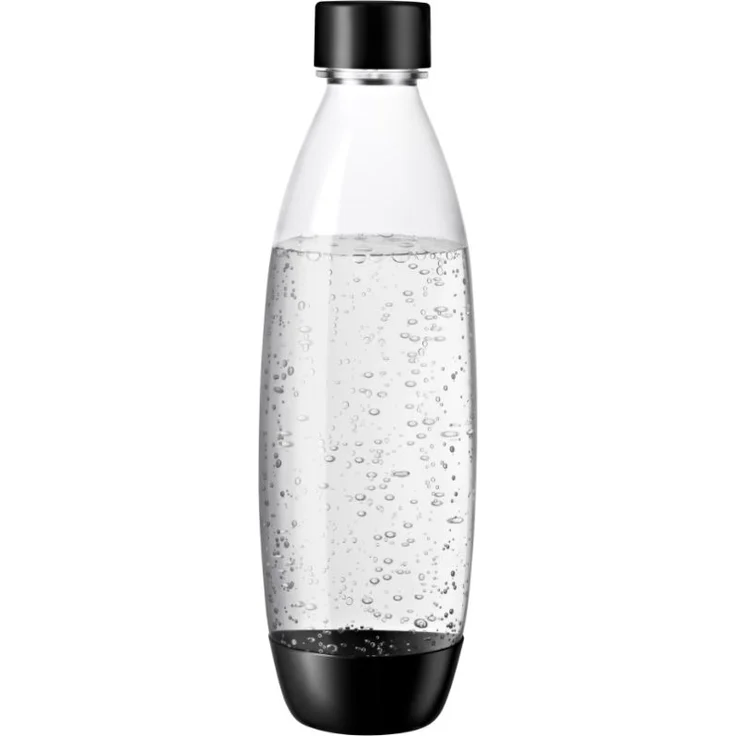 SodaStream Duo Titan Trinkwassersprudler, neues Modell 2021, Quick Connect System, inkl. 1 Liter Glasflasche, 1 Liter PET-Flasche, 1 Kohlensäure-Zylinder, schwarz – Bild 4