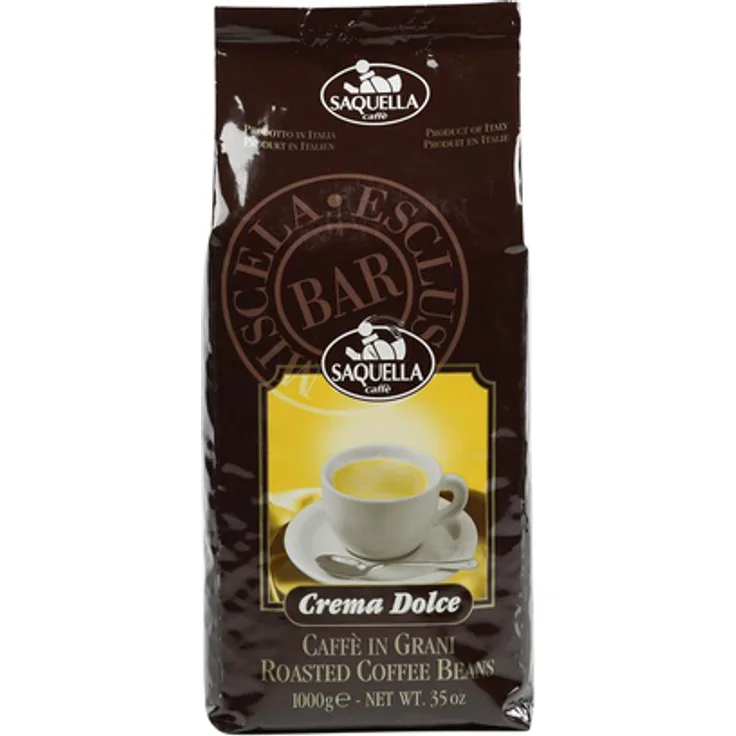 SAQUELLA Crema Dolce Bar 1kg, Kaffeebohnen