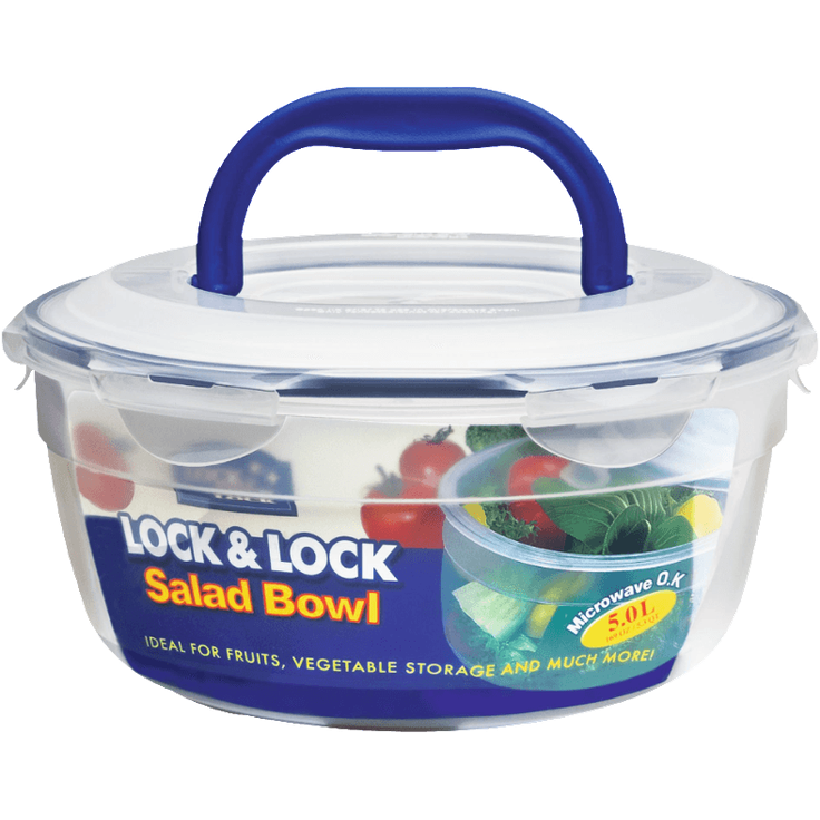 Lock & Lock HSM948H Multifunktionsbox Schüssel 5,0l mit Griff