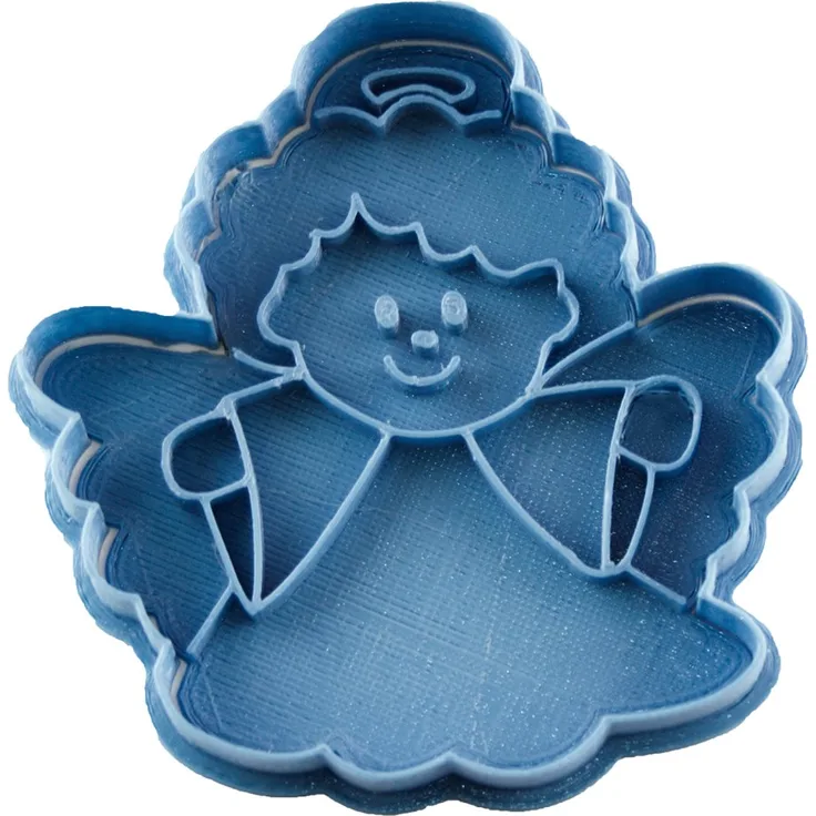 Cuticuter Weihnachten Angel Mono Ausstechform, Blau, 8 x 7 x 1.5 cm