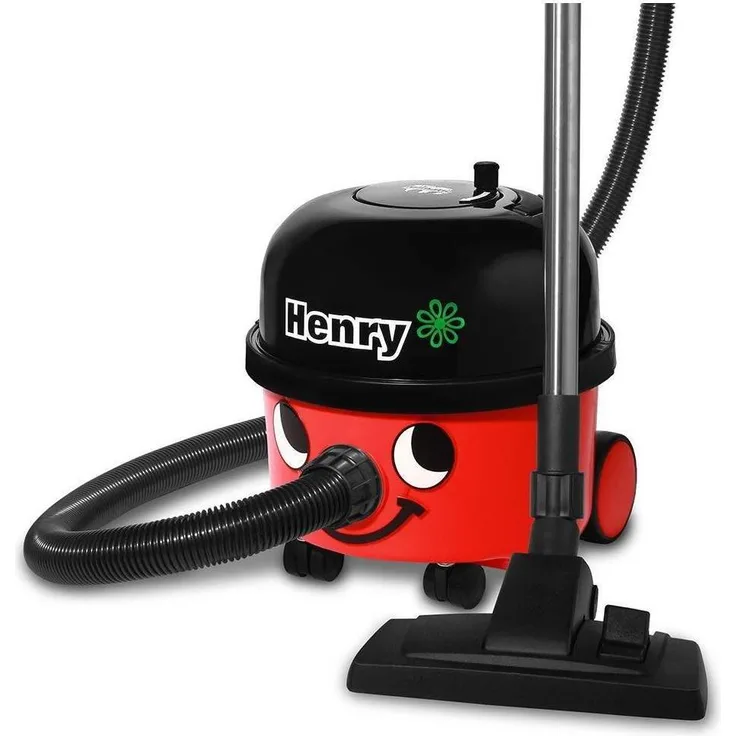Numatic 900004-HVR200-11 Boden-Staubsauger Henry, 620 Watt, classic rot