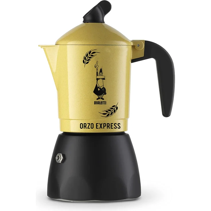 Bialetti 0002328 Malzkaffees Espressokocher, Aluminium, Alu, 8 cm