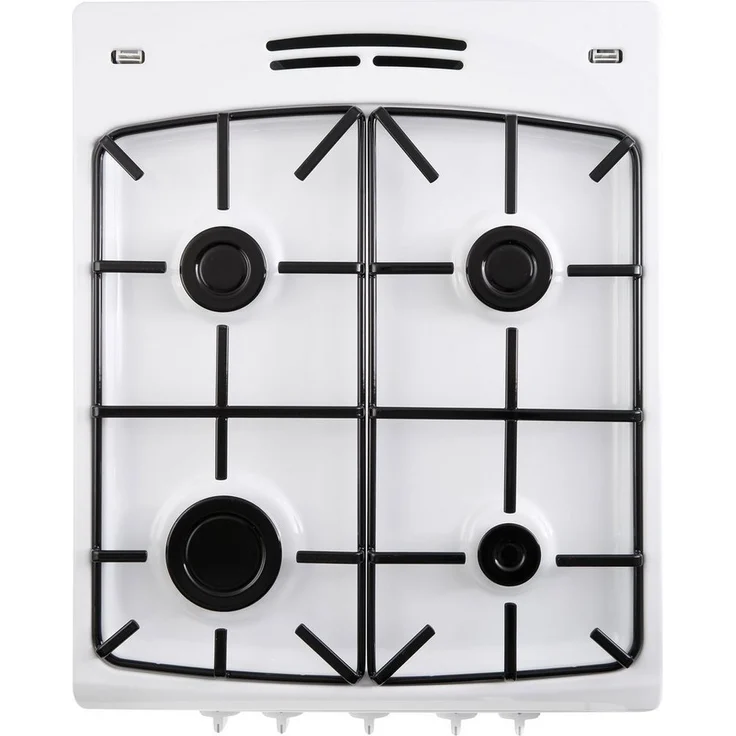 Amica SHGG 11559 W, Herd, A, freistehend, Betriebsart Ofen Gas, Betriebsart Kochfeld Gas, Anzahl Kochfelder 4, Volumen 58 l, Breite 50 cm, Selbstreinigung nein, Ober-Unterhitze (konventionell) – Bild 4