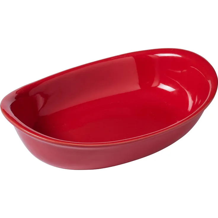 Pyrex Supreme Backform Steingut 31 X 21Cm rot