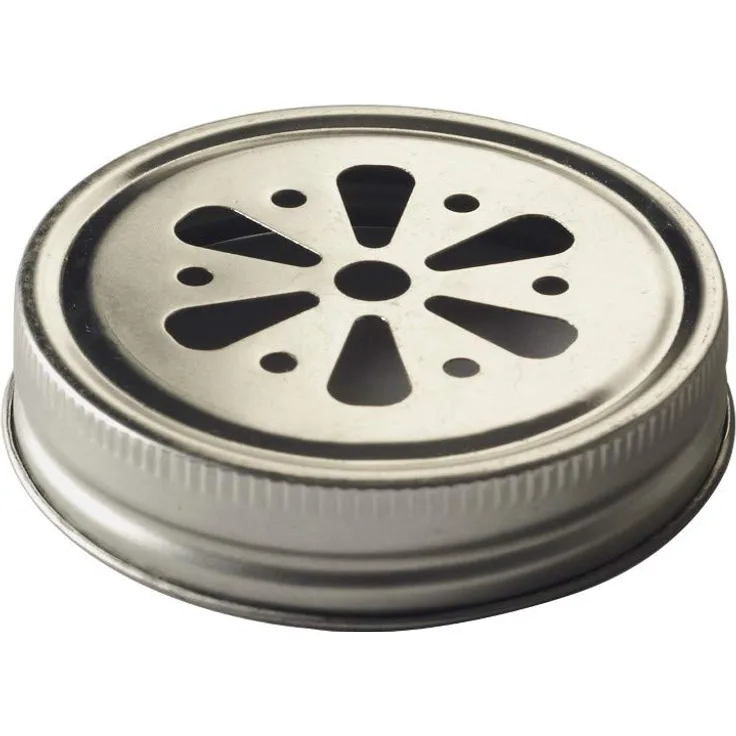 Kilner Trinken Jar Blume Deckel 6 Stück, Kilner Jar Deckel, Stroh Loch Deckel für Trinken Gläser