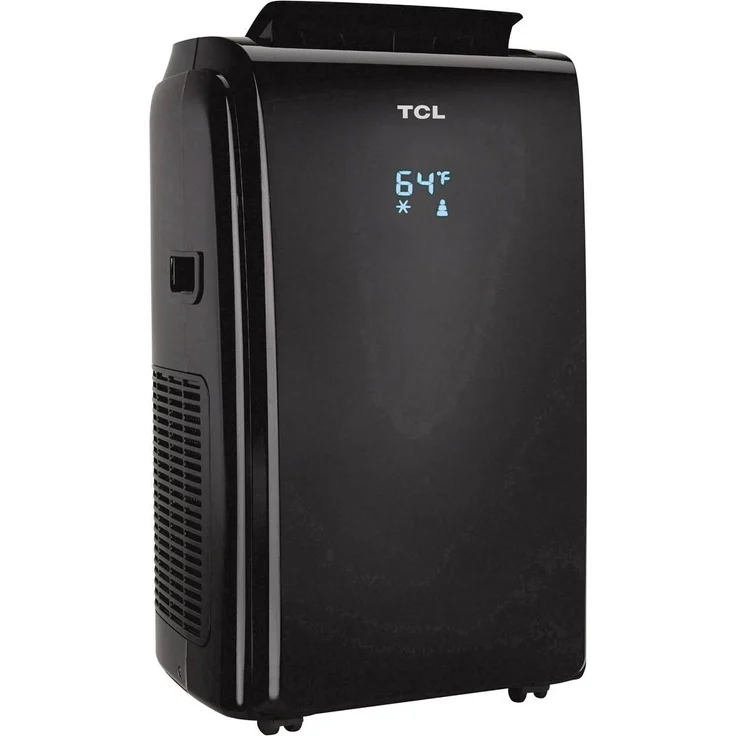 TCL TAC-12CPA|KB mobiles Klimagerät, 3400 Watt, Einkanal-Luftkonditionierer, Timer, Heizfunktion, Kühlfunktion, schwarz – Bild 1