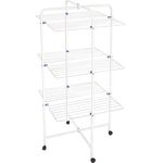 Home Sahara Wäscheständer 3stöckig, Metall, Stahl