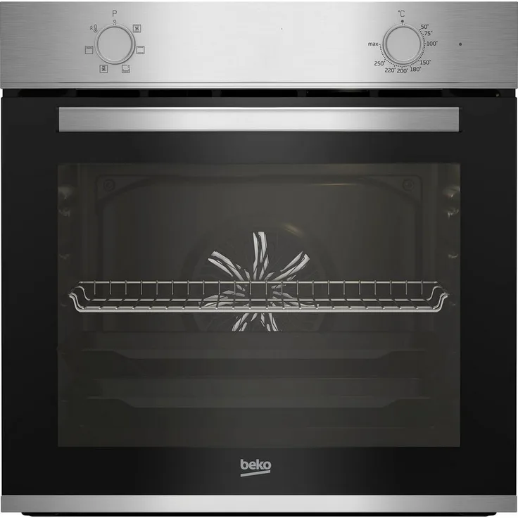 Beko BBIE12000X, Backofen, Einbaugerät, Breite 59,4 cm, Garraum 66 l, 6 Kochfunktionen, Halogenbeleuchtung