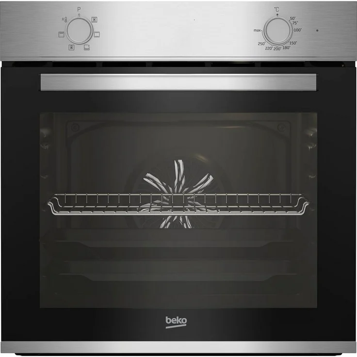 Beko BBIE12000X, Backofen, Einbaugerät, Breite 59,4 cm, Garraum 66 l, 6 Kochfunktionen, Halogenbeleuchtung – Bild 1