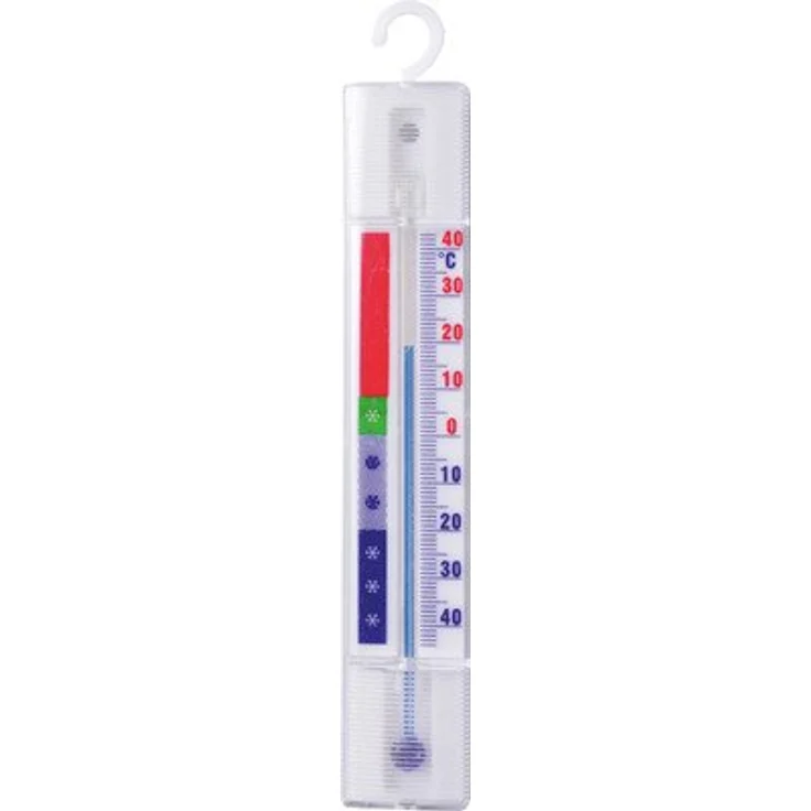 Technoline WA 1020, Kühlgeräte-Thermometer, Maße 2,2 x 1 x 15,5 cm, weiß – Bild 1