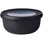 Mepal Multischüssel Cirqula 350 ml, Plastik, Nordic Schwarz, 12.5 x 5.8 cm