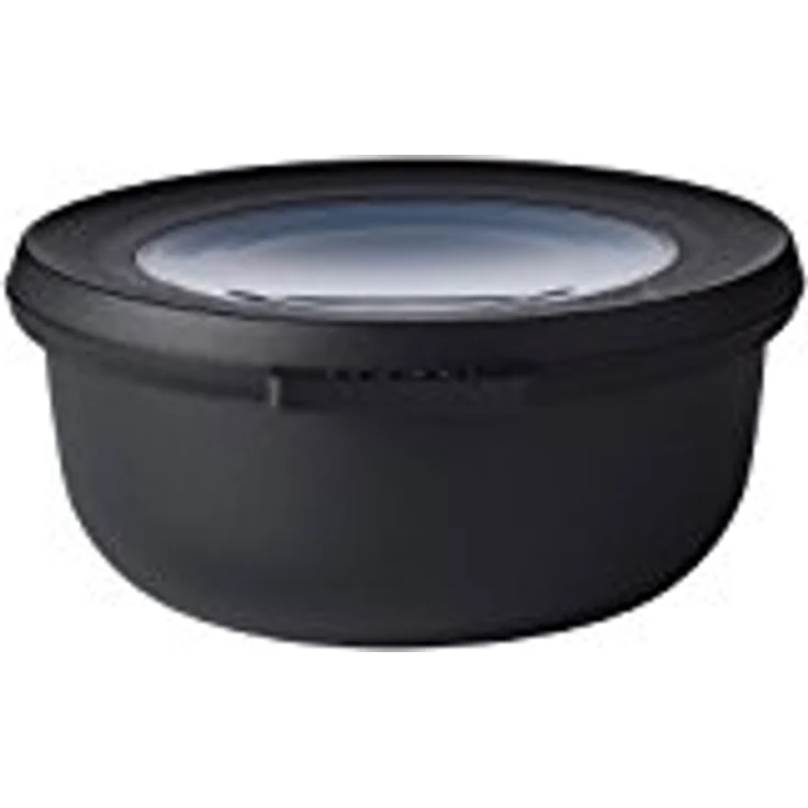 Mepal Multischüssel Cirqula 350 ml, Plastik, Nordic Schwarz, 12.5 x 5.8 cm