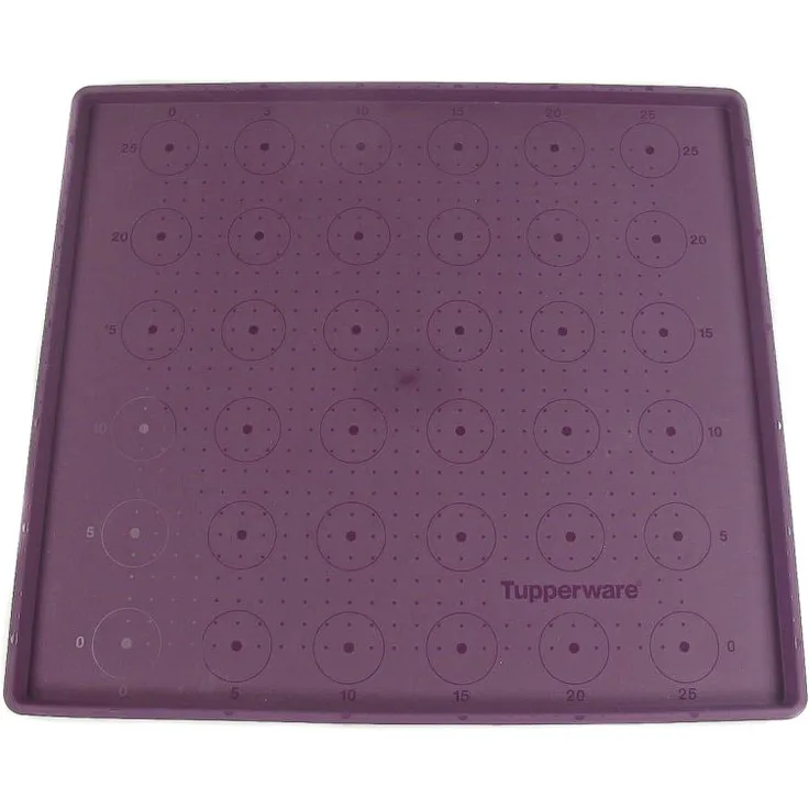 TUPPERWARE Backen Silikon Backunterlage lila Dauer-Backunterlage Teig Easyplus