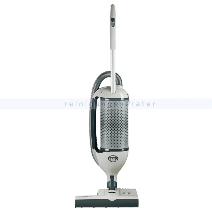 Sebo Dart 2 ECO Staubsauger zweimotoriger Staubsauger mit genialem Dreh-Kipp-Gelenk, grau