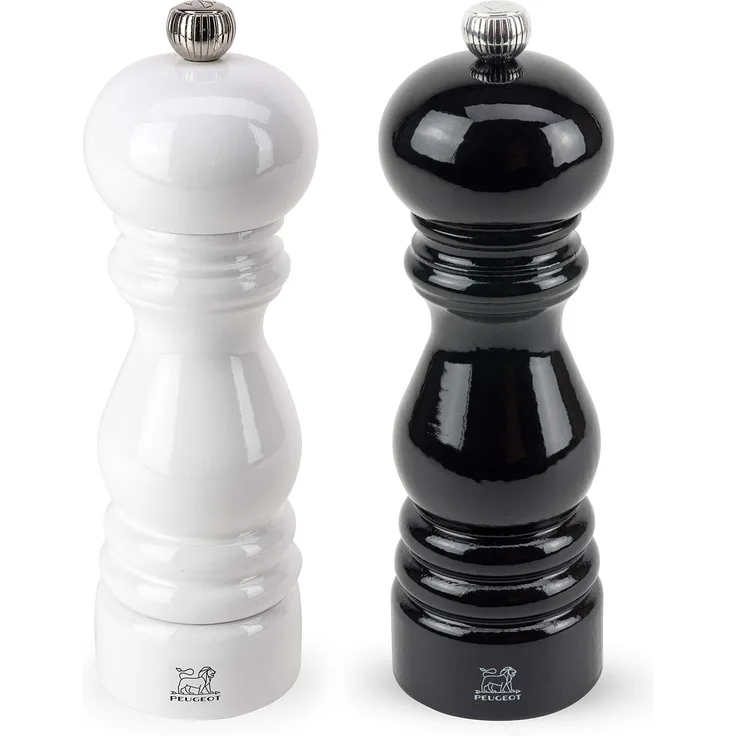 Peugeot Paris Duo Pfeffer- und Salzmühle schwarz, weiß, 18 cm