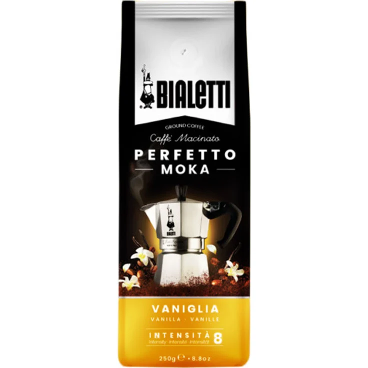Gemahlener Kaffee Bialetti Perfetto Moka Vanilla, 250 g – Bild 1