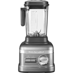 KitchenAid 5KSB8270EMS Artisan Standmixer, 1800W, 2,6L, Turbotaste, stufenlos regelbar, 11 Leistungsstufen, medaillon silber, Serie:5KSB8270
