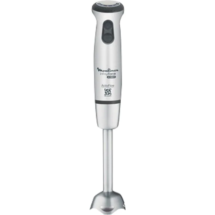 Moulinex DD87KD10 Stabmixer Infinity Force Ultim, dank seiner optimalen Leistung von 1000 W wird er zum kraftvollsten Mixer der Satisfacer Tus anspruchsvolle Wünsche Ideal für jede Gelegenheit, Weiß