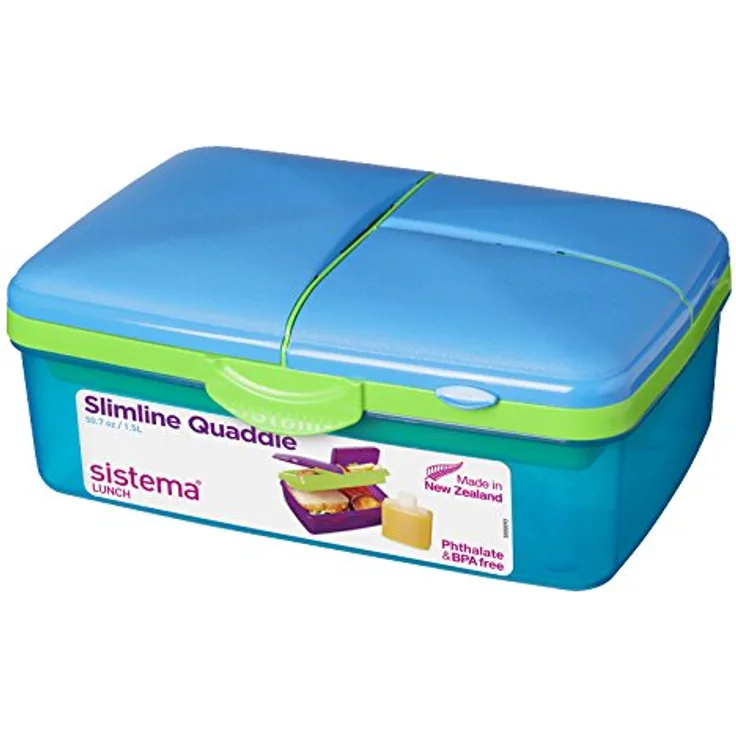Sistema Lunch Slimline Quaddie Lunchbox mit Flasche