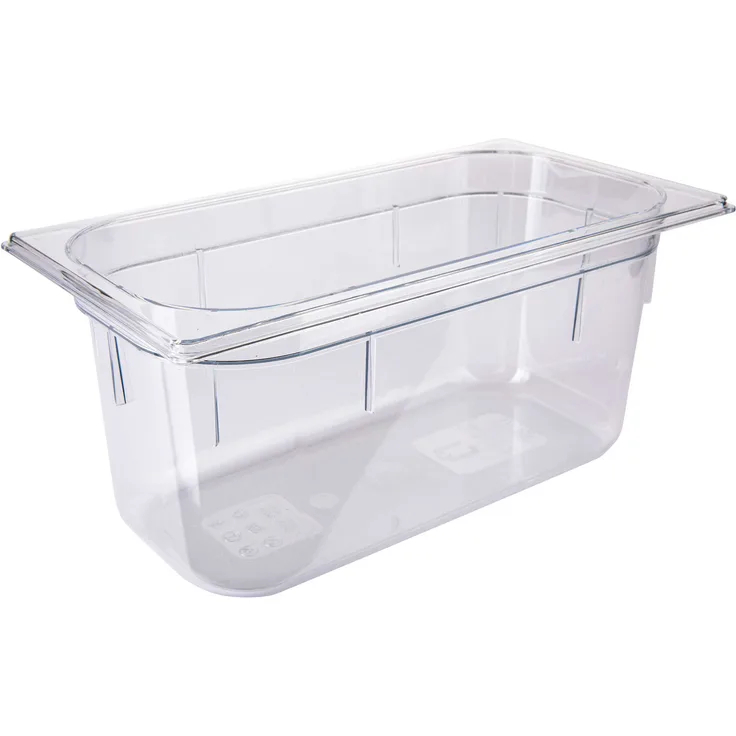METRO Professional GN Container, Polycarbonat, 150 mm Höhe, Größe 1-3, Gastronorm Behälter, transparent, spülmaschinenfest, mikrowellenfest, -40° bis 100°C